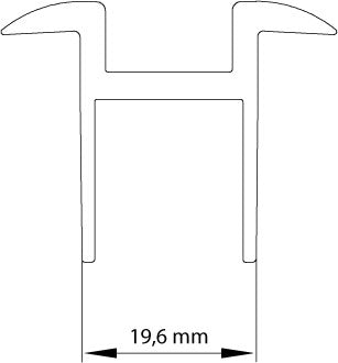 K2 Universal Mittelklemme OneMid 30-42mm, schwarz eloxiert